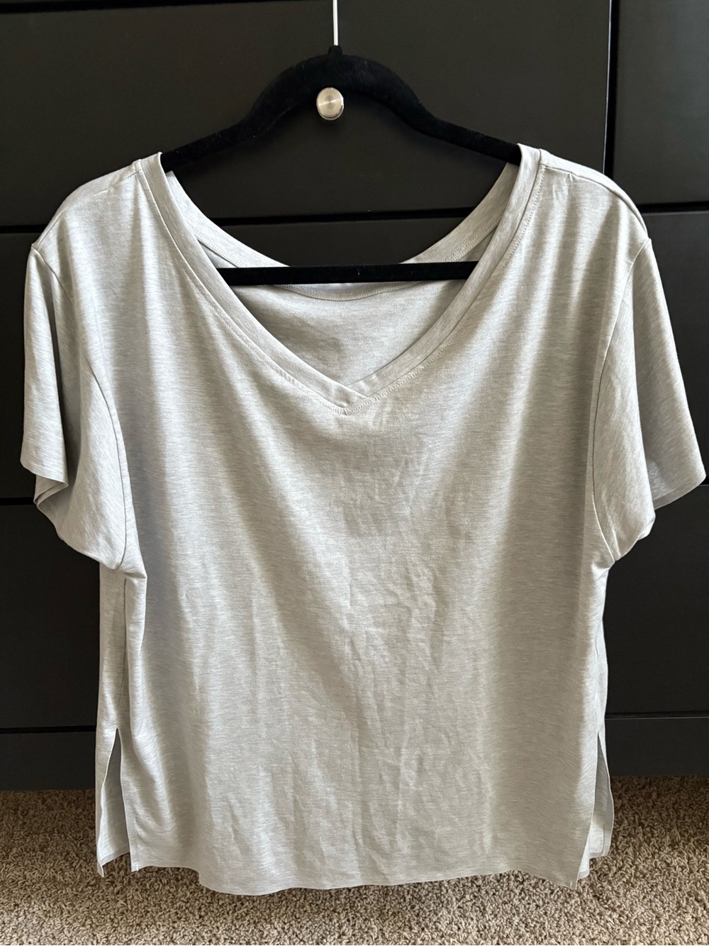 Uniqlo Women's V-Neck Short Sleeve Tee - Bundle of 3